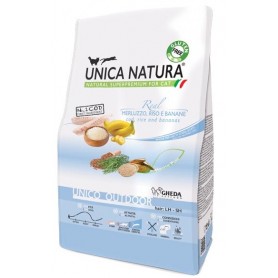 Unica Natura Gatto Unico Outdoor Merluzzo, riso e banane 1,5kg