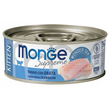 Monge Supreme Kitten Tonno con Orata 80gr