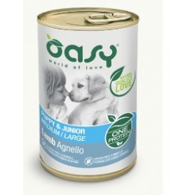 Oasy Umido Cane Monoproteico Puppy Agnello 400Gr