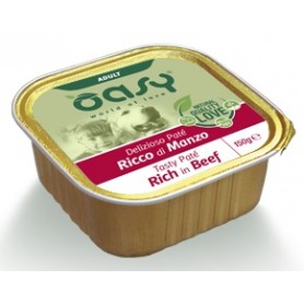 Oasy Wet Dog Delizioso Patè - Manzo Vaschetta 150gr