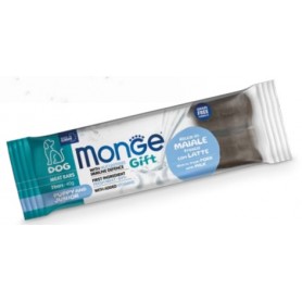 Monge Gift Snack Dog Meat Bars Puppy Accrescimento Maiale con Latte 150gr