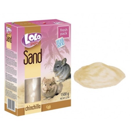 Lolo Pet Sabbia per bagnetto chinchillaa'1,5kg