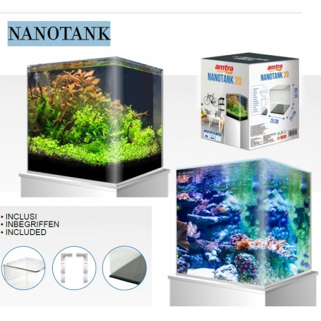 AQPet Aqua 50 Kit Acquario Marino Kubic Reef 150 Litri Extra Chiaro Con Sump